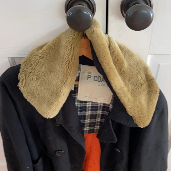 P Coat by G1 Goods peacoat w/ removable collar - Picture 5 of 5